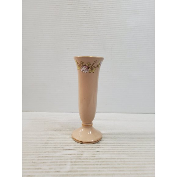 Vintage Porcelain Vase - Floral - Trim - Mangolia - sadler England - Picture 2 of 10